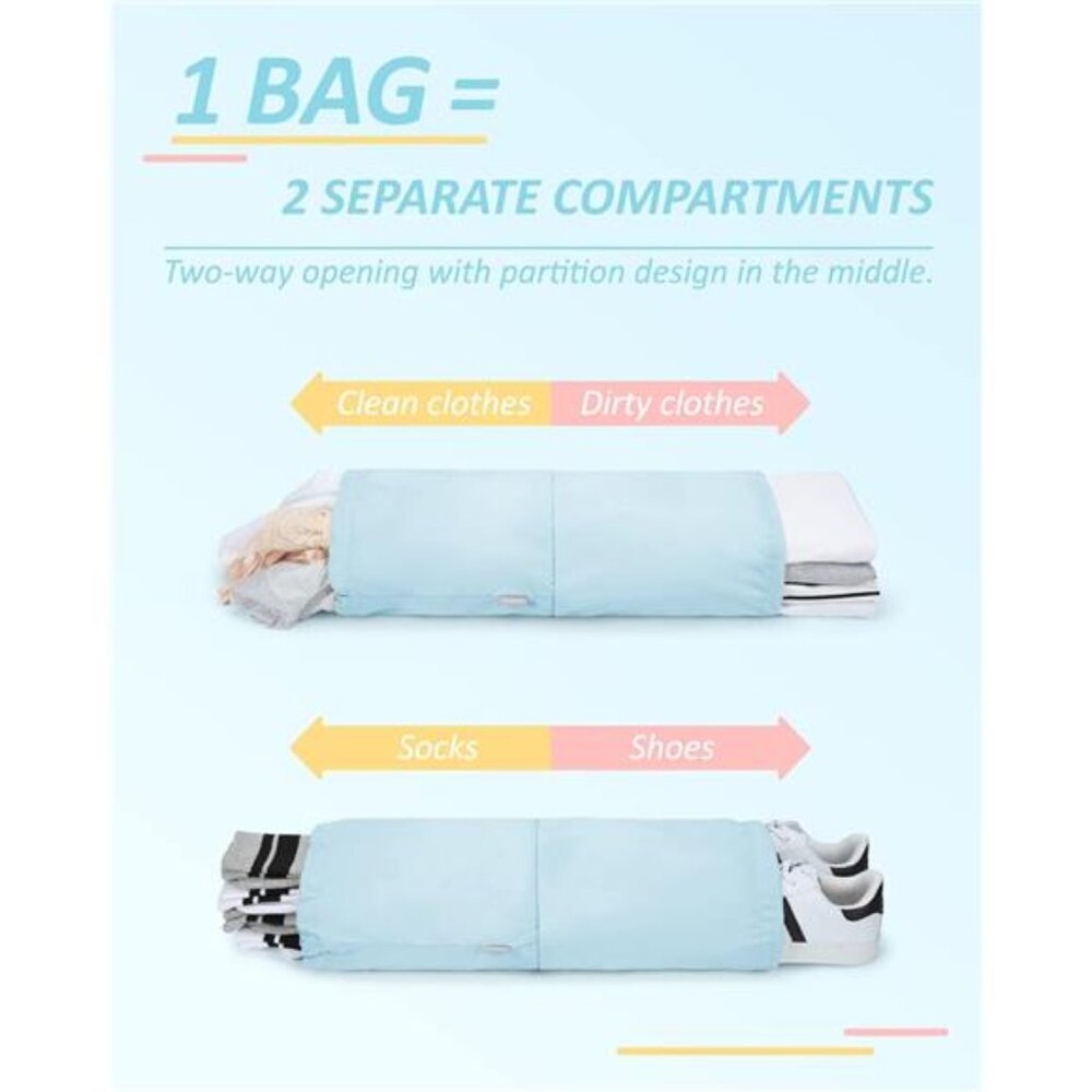 6 Set /4 Set/2 Set Compression Packing Cubes for Travel, Lightweight - Picture 4 of 7